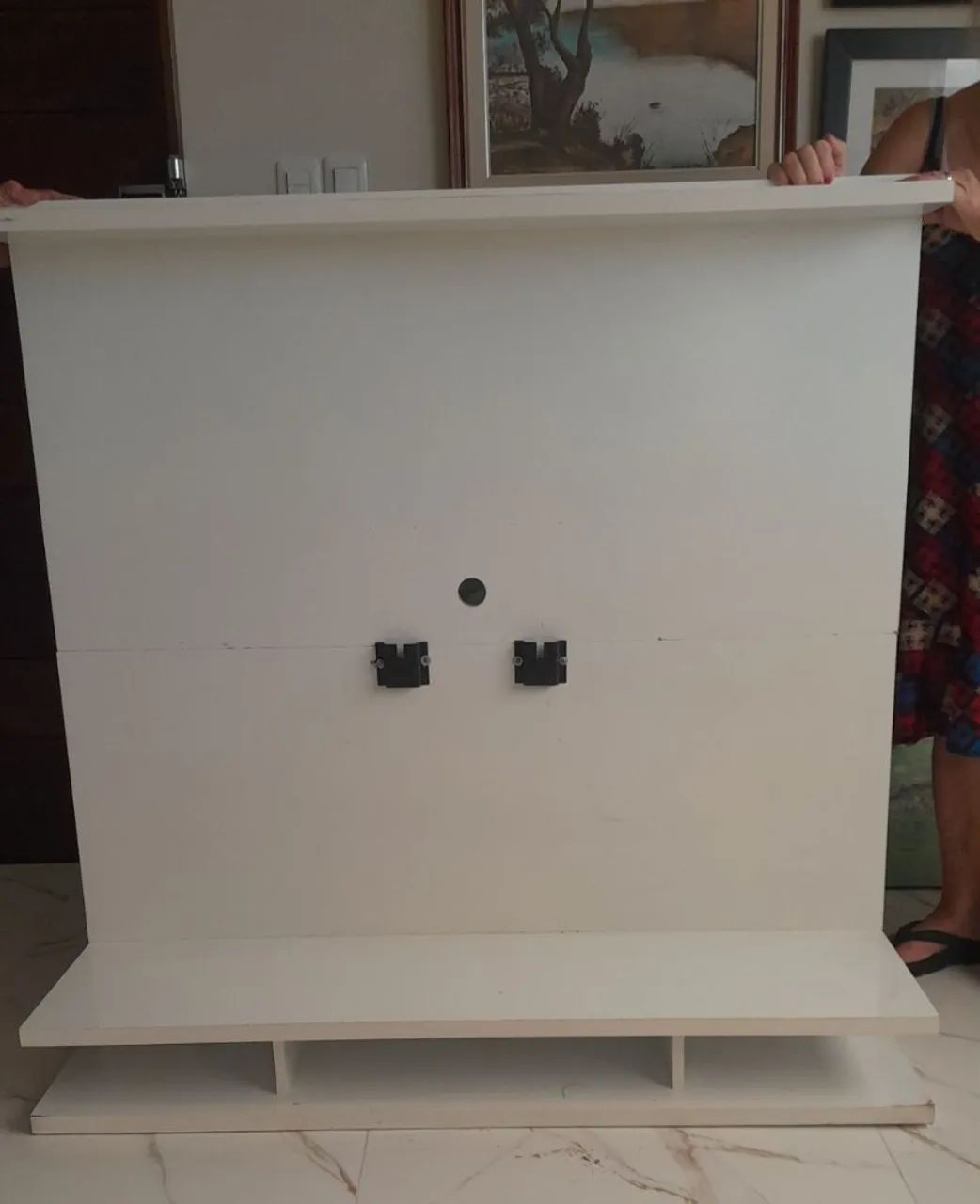 Painel branco para tv