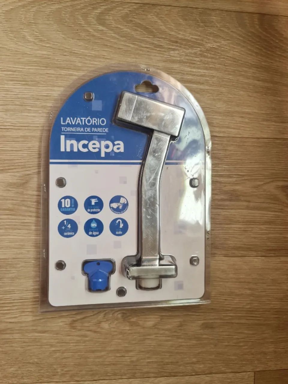 TORNEIRA PARA LAVATORIO DE PAREDE PLATINUM CROMADO INCEPA. - Foto 3