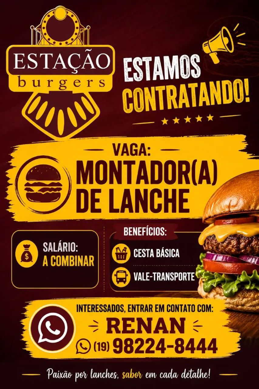 Vaga para chapeiro