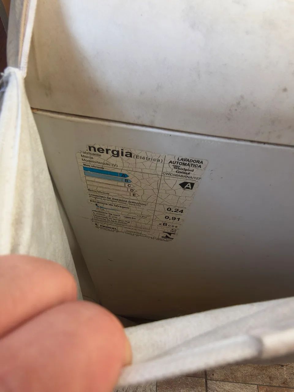 LAVADORA AUTOMÁTICA CONSUL 8KG(COM DEFEITO) - Foto 4