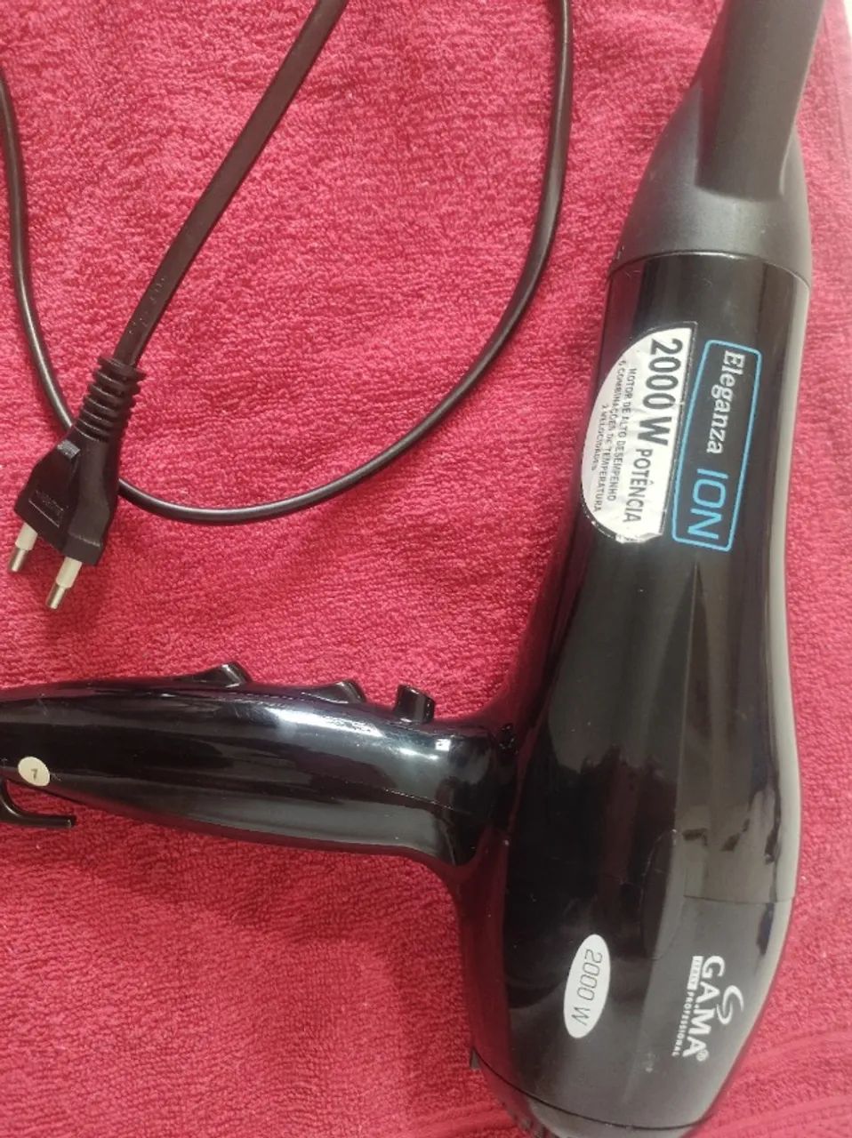 secador de cabelo GAMA 2000 w Eleganza ion