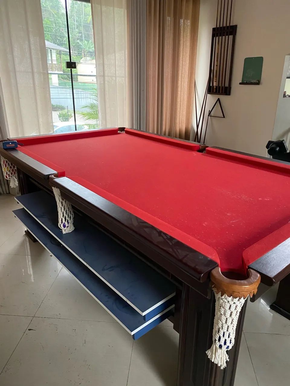 Mesa de Sinuca + Tenis de mesa 