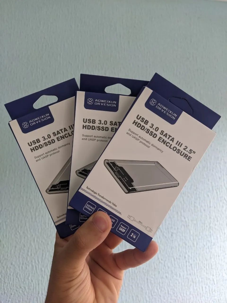 Case USB 3.0 p/ HD externo - Entrego