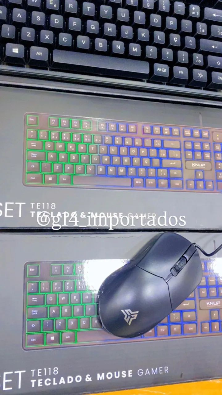 Kit teclado e mouse gamer com fio - Foto 4