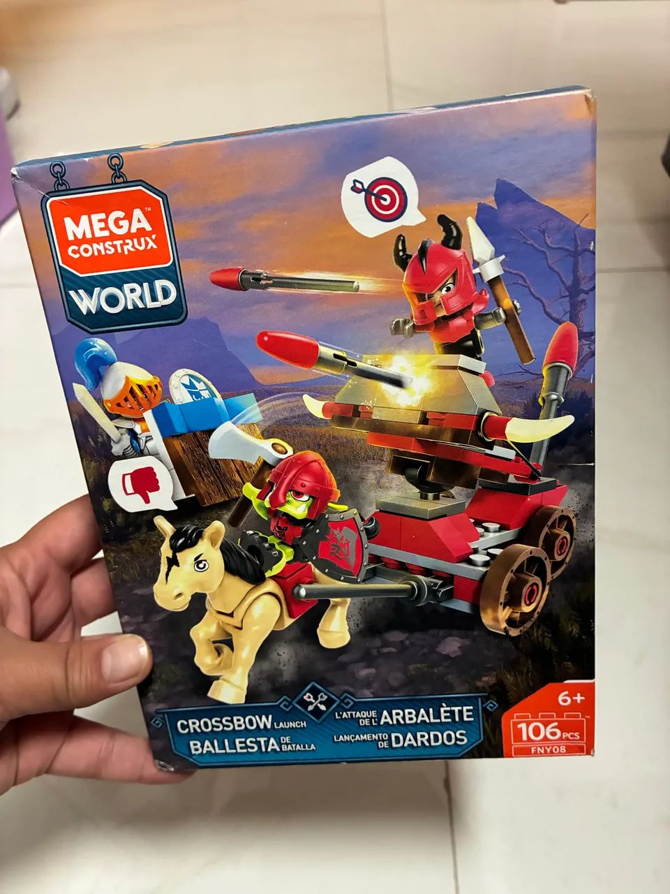 Mega Construx World Lançamento de Dardos - Lacrado