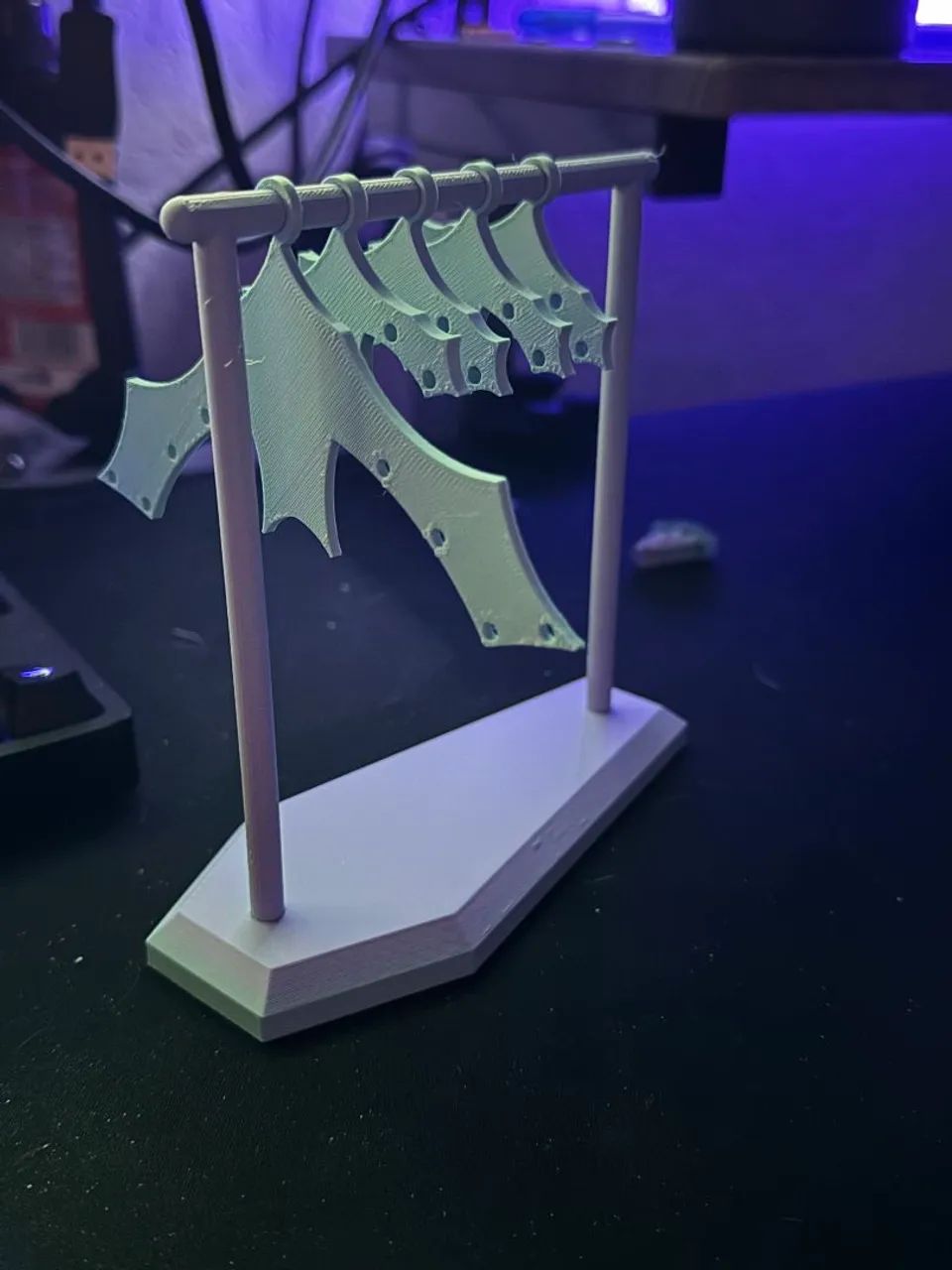 Suporte para Brincos Caixão com Morcego - Impresso em 3D - Foto 4