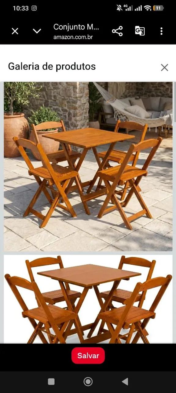 Mesa com cadeiras 