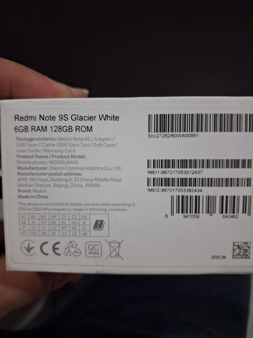 Smartphone Redmi Note 9S Glacier White 6gb de RAM e 128gb de ROM  - Foto 2