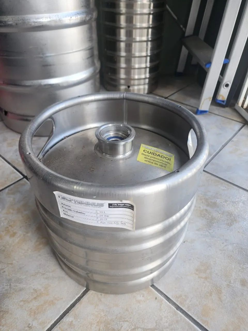 Barril de chopp 10 litros inox  - Foto 2
