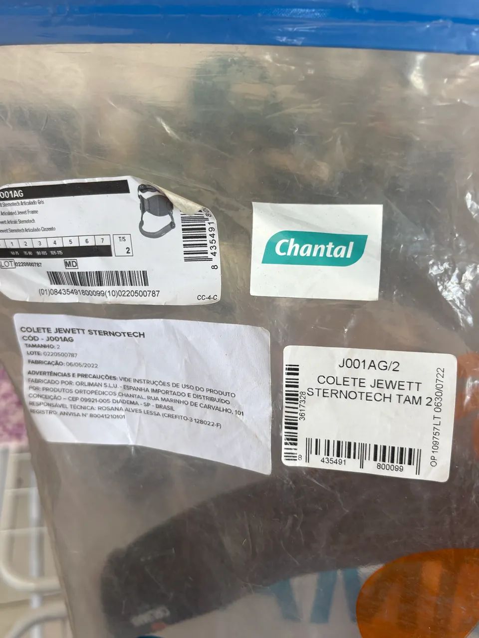 Colete Jewett Sternotech Orliman - Foto 3