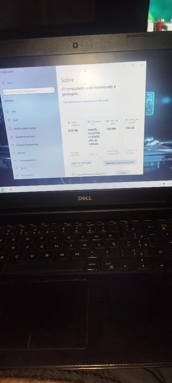 Notebook i7  aceito Xbox séries S ou Pc gamerr  - Foto 3