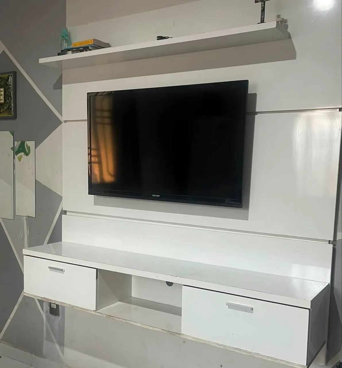 Painel para tv em mdf