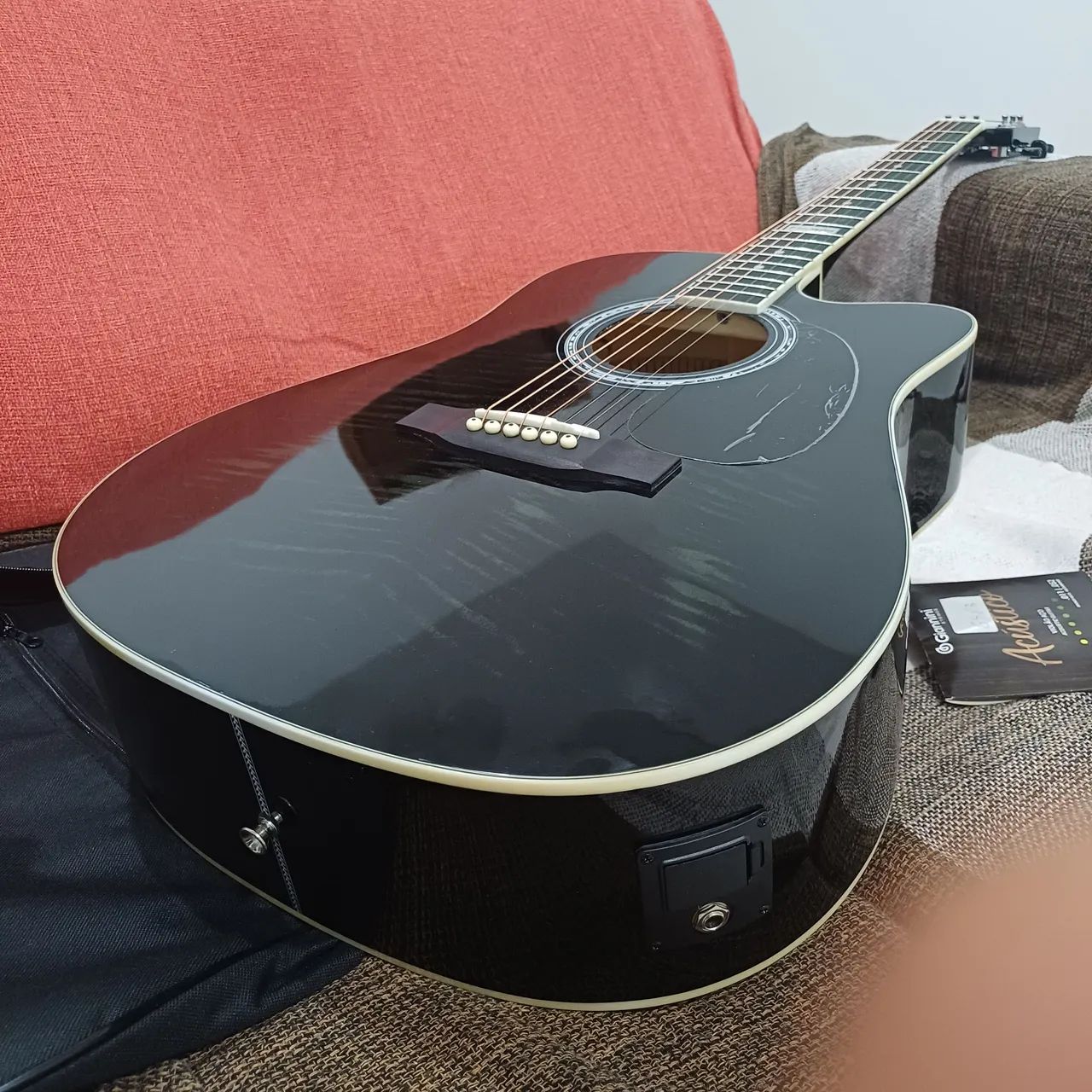Violão preto Giannini  - Foto 3