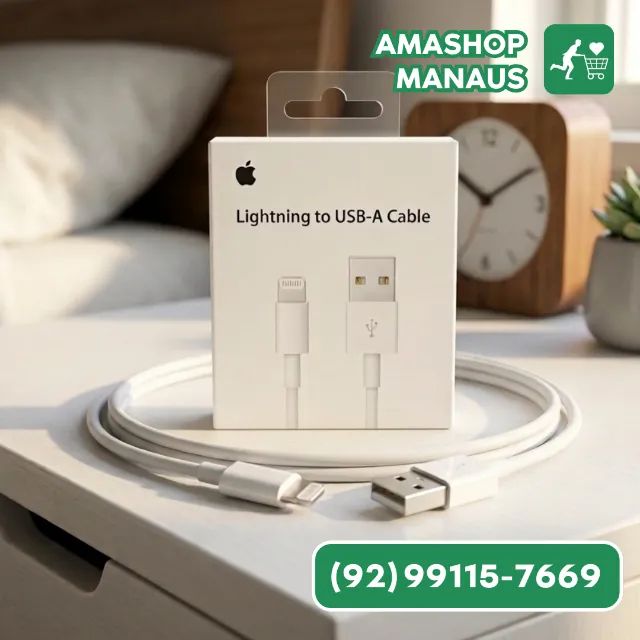Cabo Lightning Para Iphone Carregador Dados Usb