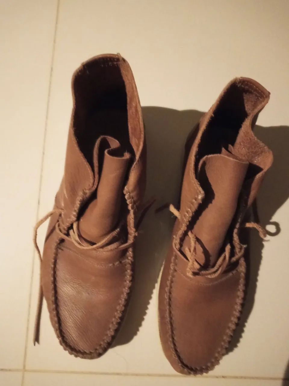Bota de couro