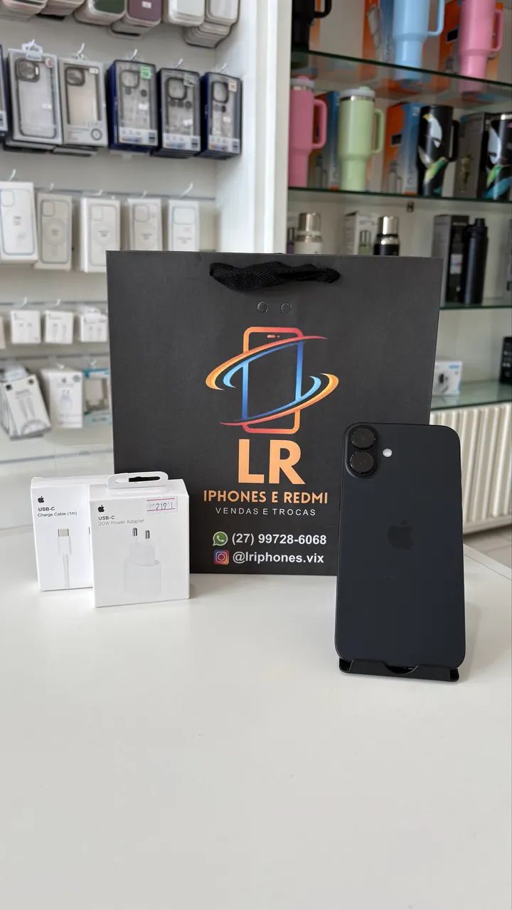 iPhone 16 Plus 128GB preto  - Foto 2