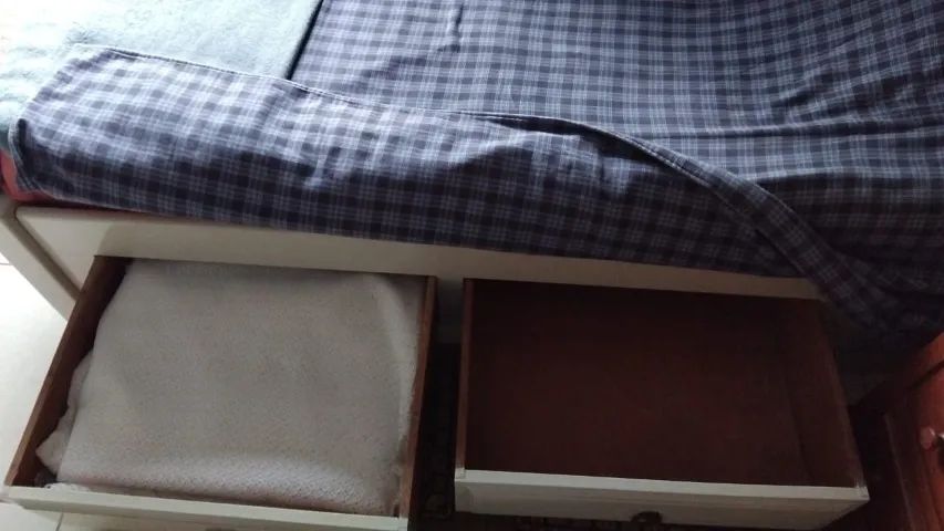 Cama de solteiro 2 gavetas + colchão - Foto 2