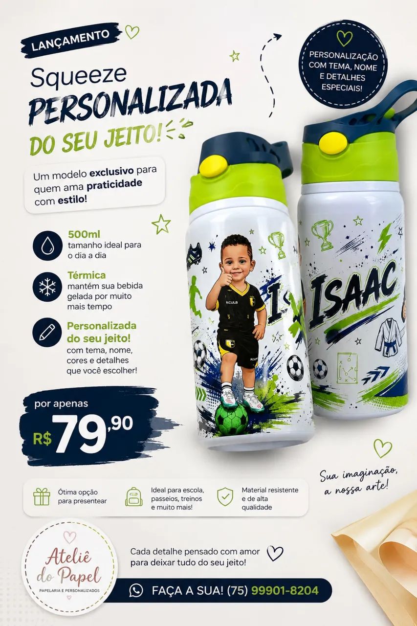 Garrafa Squeeze Personalizada  - Foto 5