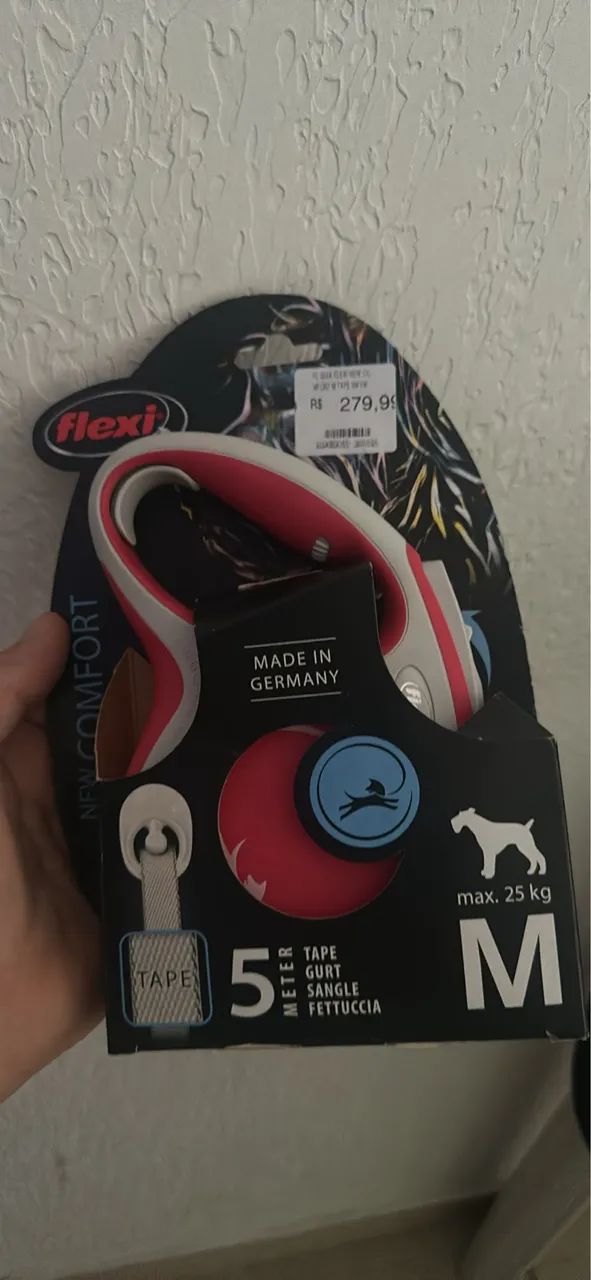 Guia flex para pet de até 25kl 