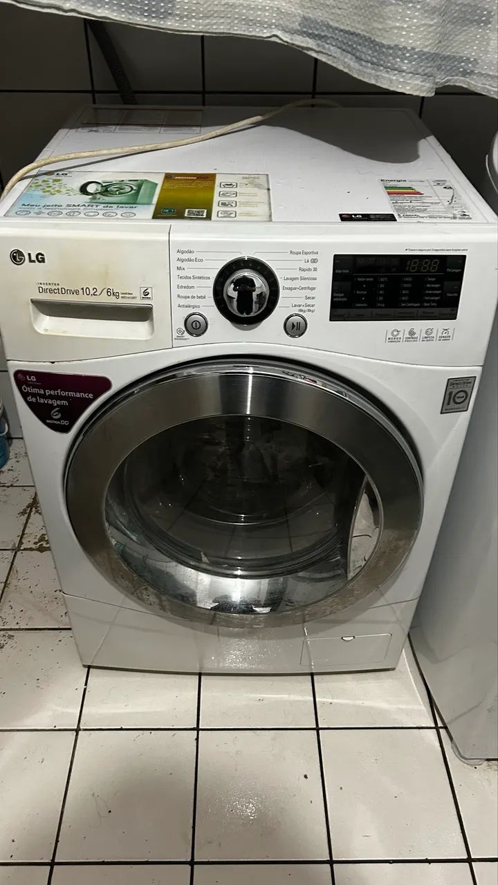 Lava e seca LG Inverter 10,2/6kg  - Foto 4