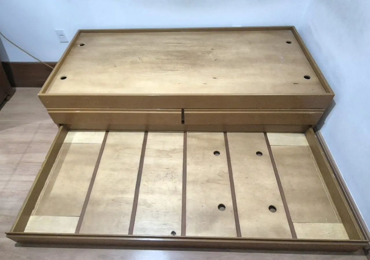 Cama de solteiro duas cama com duas gaveta  - Foto 2
