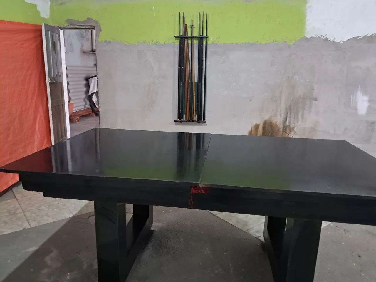 Mesa de sinuca  com tampa de madeira em otimo estado  - Foto 5