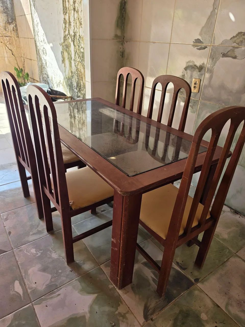 Mesa de tampo de vidro - Foto 2