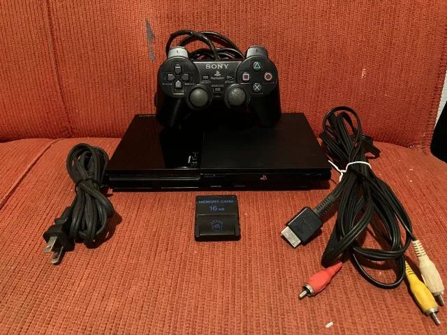 Playstation 2 Com Controle Original
