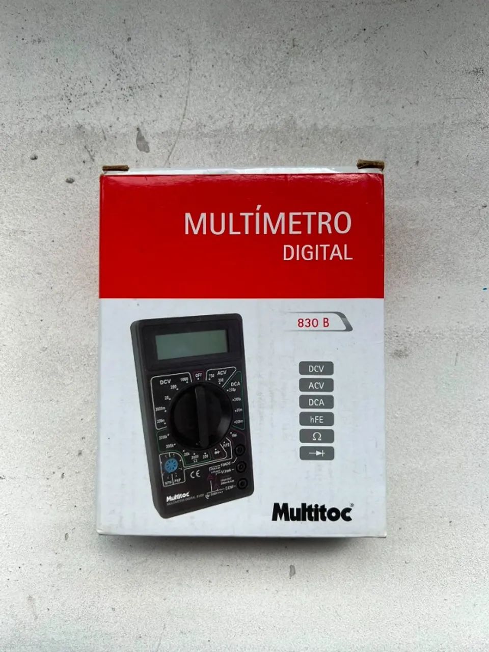 Multímetro Digital Multitoc 830B - Novo - Foto 2