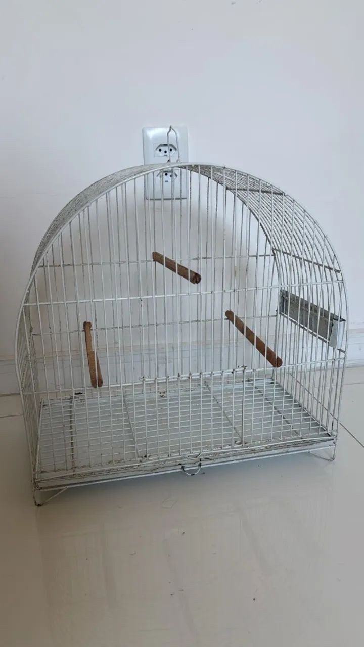 GAIOLA DE FERRO BRANCA - Foto 3
