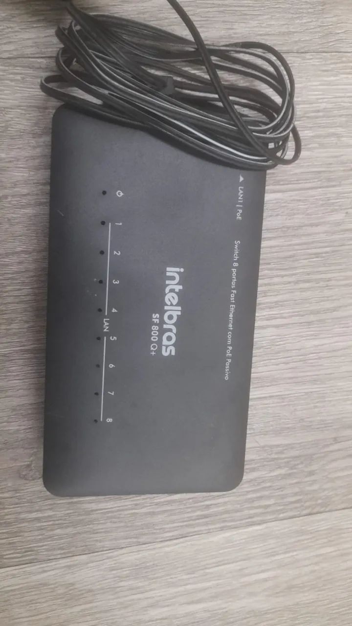 Switch Intelbras 8 portas 800 Q+ - Conectividade e Dispositivos de