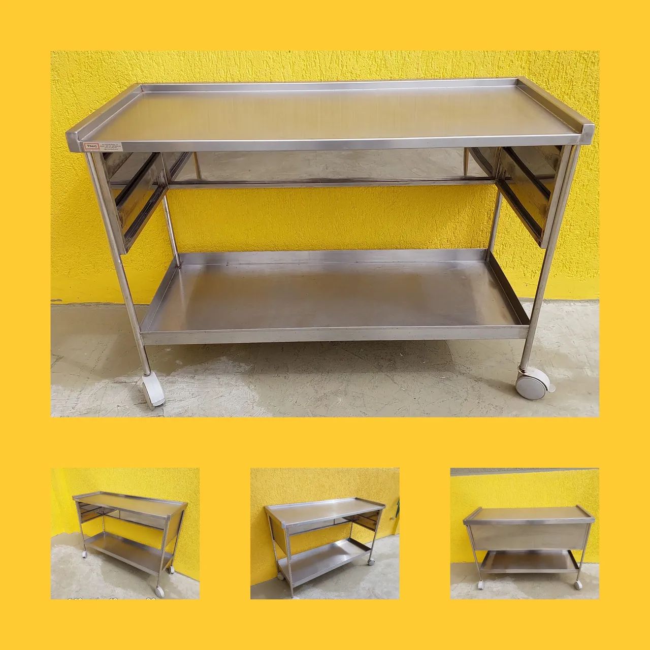 Mesa em aço inox 