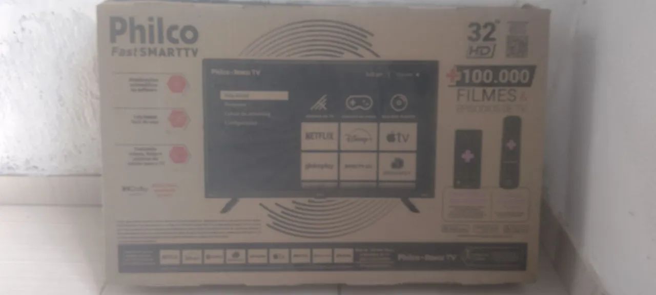 Tv Philco 32 tela quebrada 