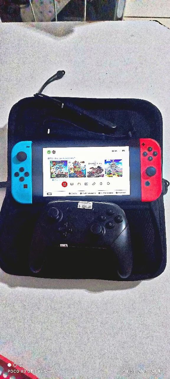 NINTENDO SWITCH + PRÓ CONTROLLER 
