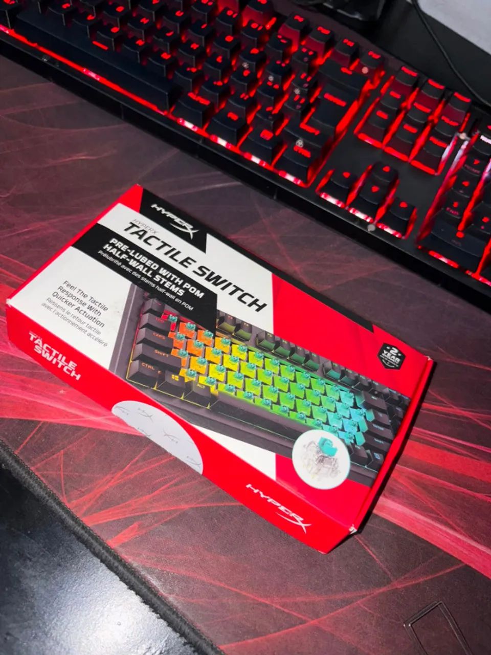 HYPERX SWITCH LINEAR RED - Foto 2