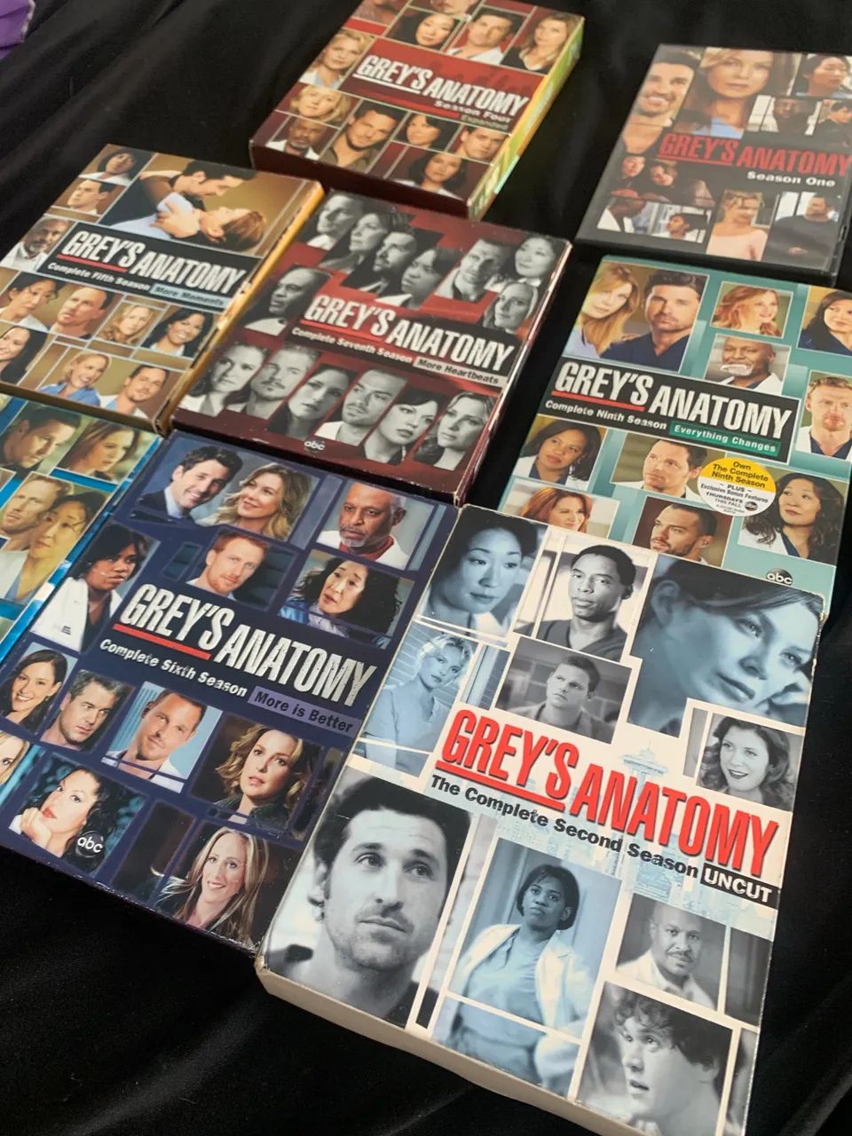 DVDs box Greys Anatomy original