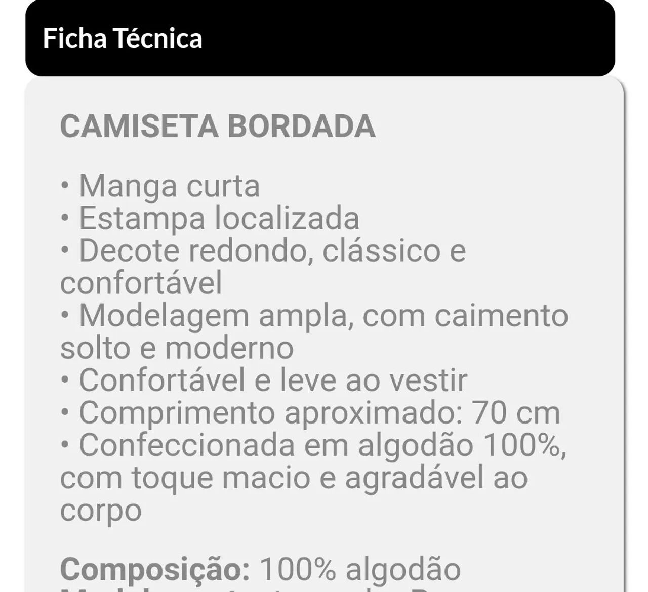 Camiseta Estonada com paete/pedras GG - Foto 5