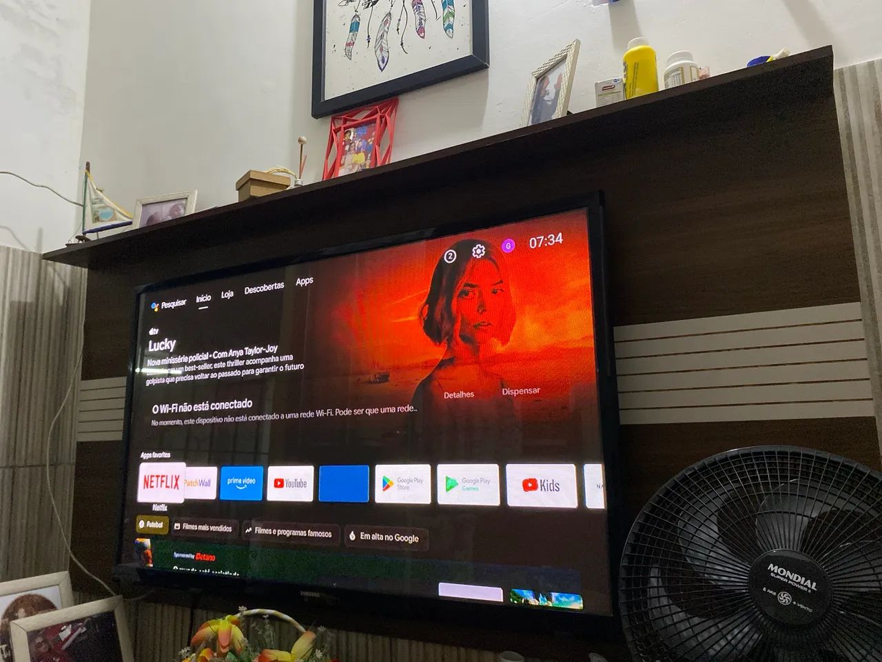 Tv Samsung 43 polegadas,junto com painel 