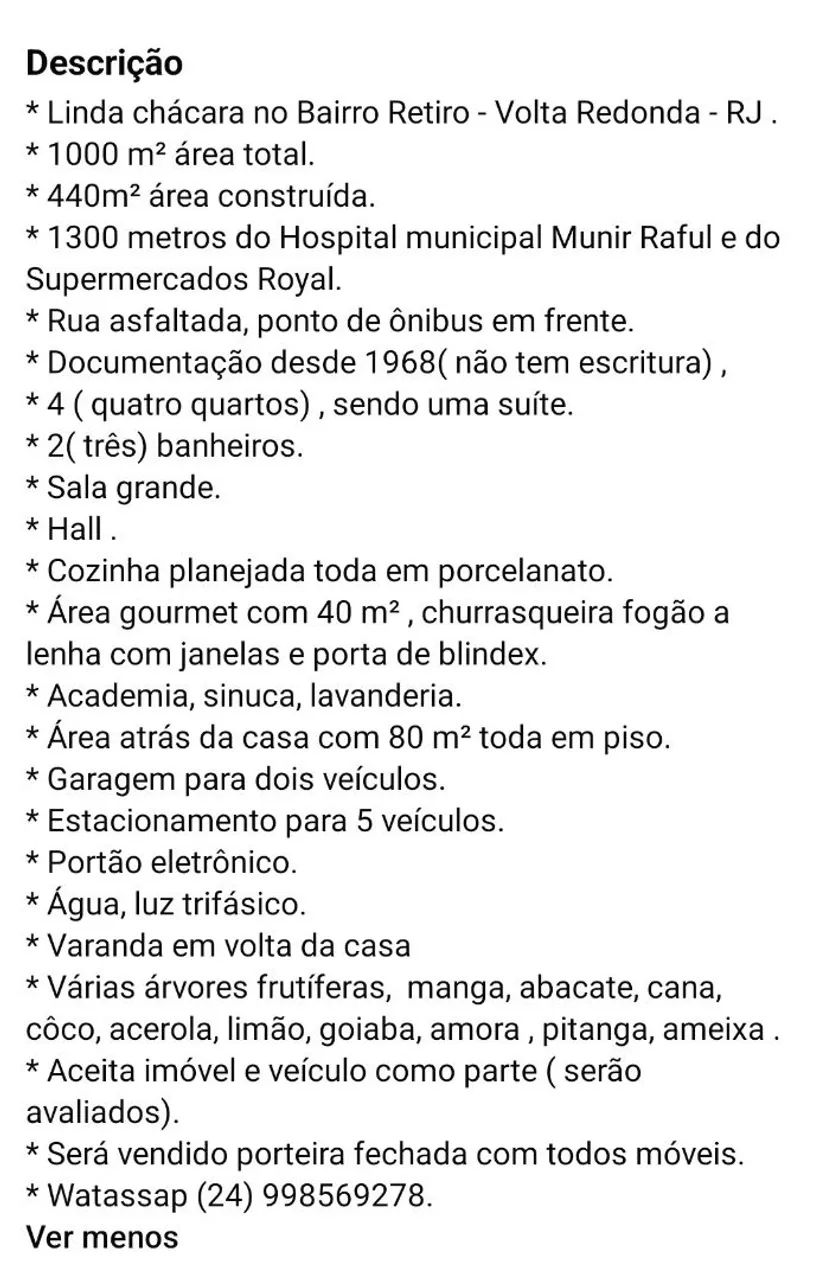 Foto - Volta Redonda - Retiro