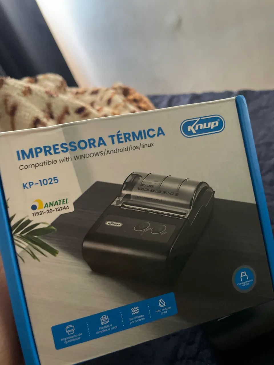 Mini impressora via Bluetooth Portátil 58mm Rápida  - Foto 3