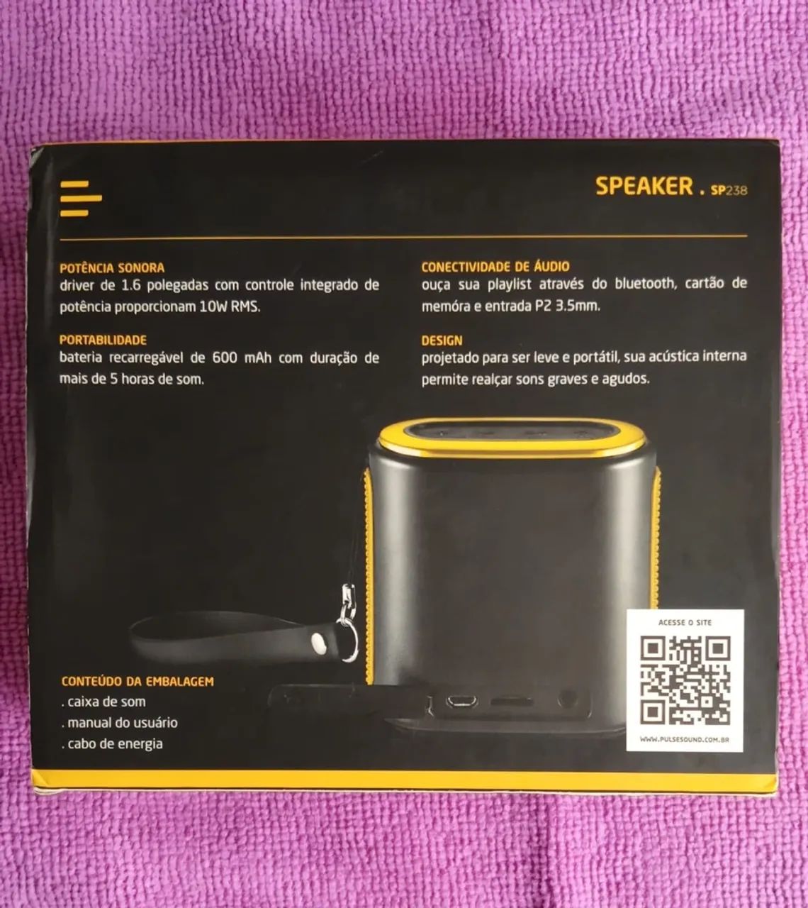 Mini caixinha de som Pulse nova - Foto 5