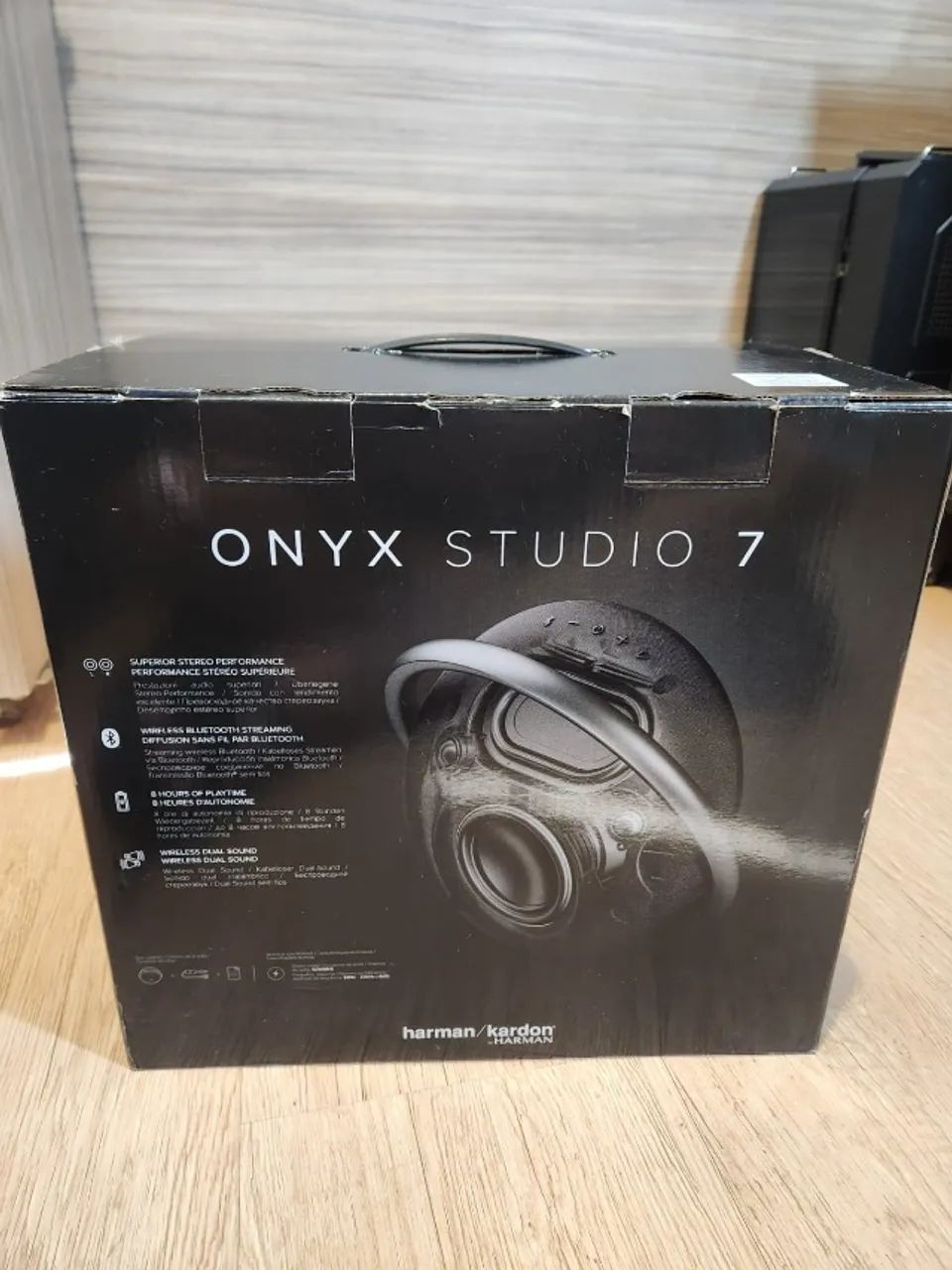 Caixa de som Bluetooth Harman-Kardon Onyx 7 50W - Foto 5