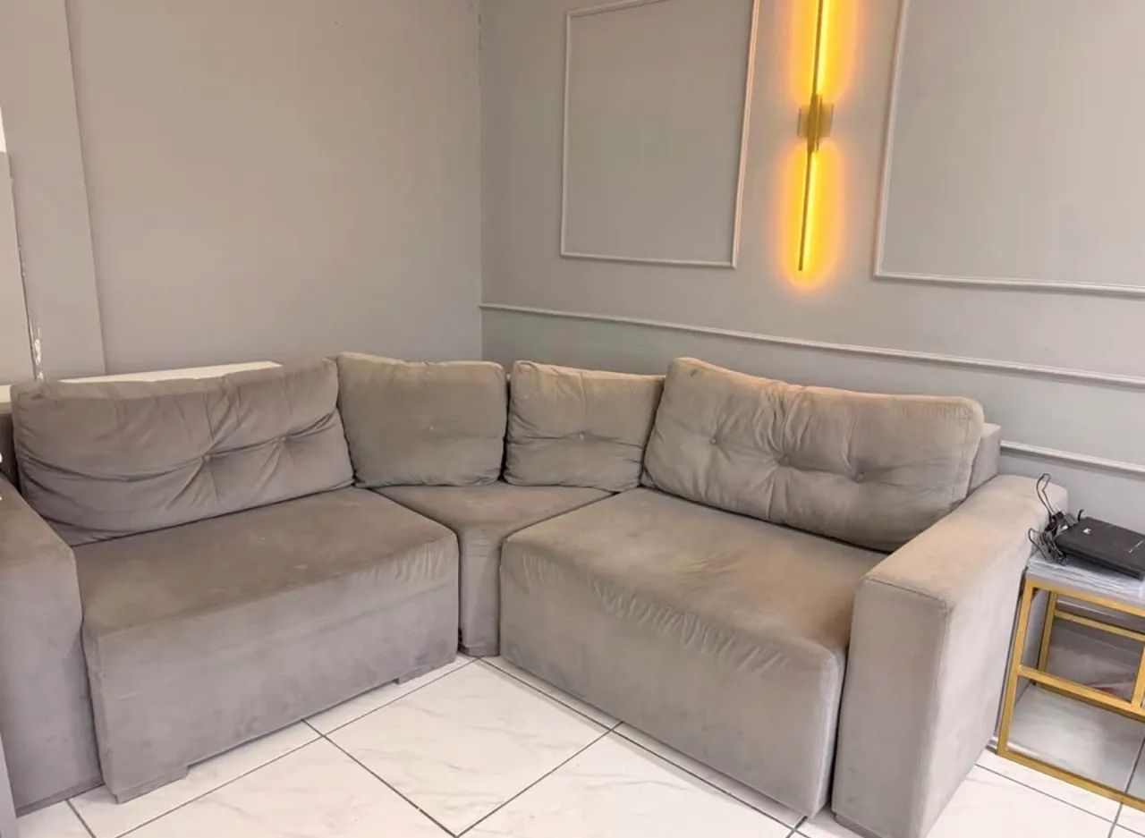 Sofá Retrátil em L - Foto 3