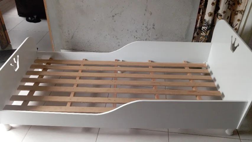 Cama infantil tamanho solteiro 