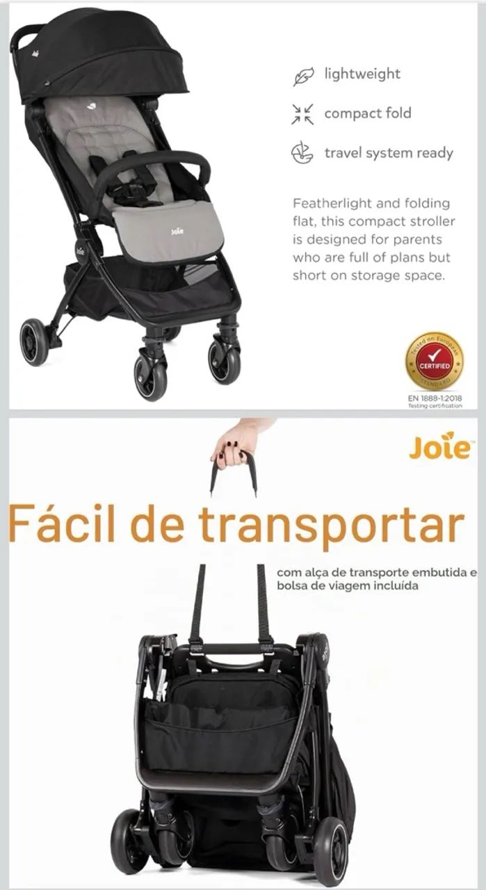Carrinho bebê Joie - Foto 5