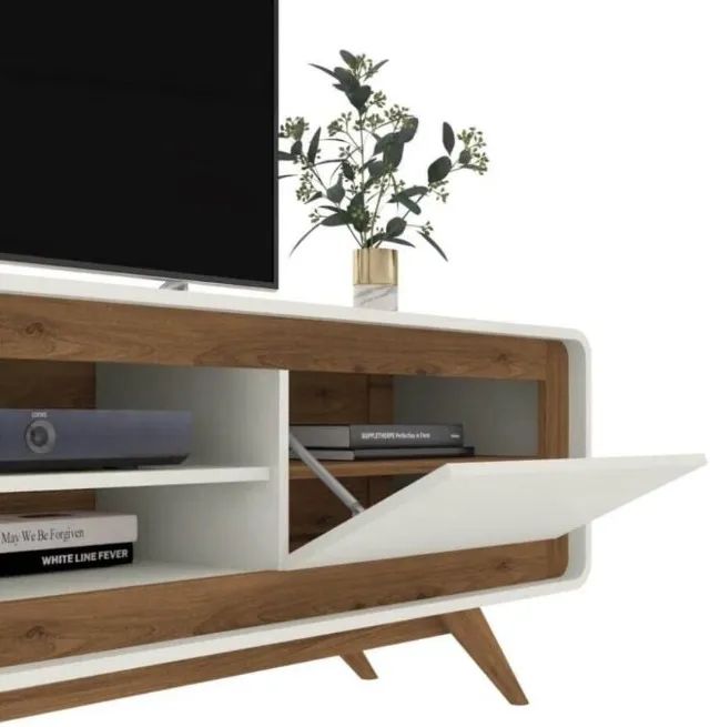  Rack 100% MDF (Design Moderno com Cantos Arredondados) - Foto 3