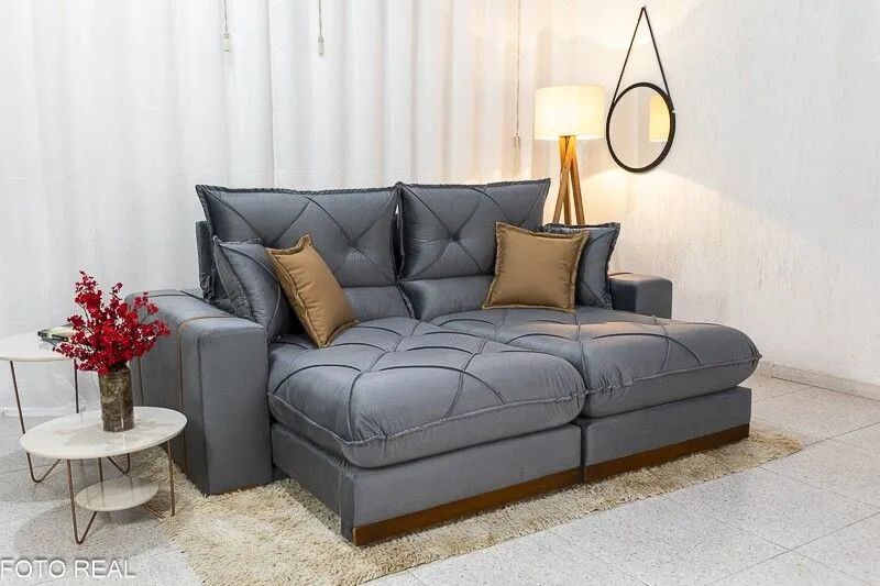 Sala sofa retratil e reclinável de 250 cm  - Foto 2