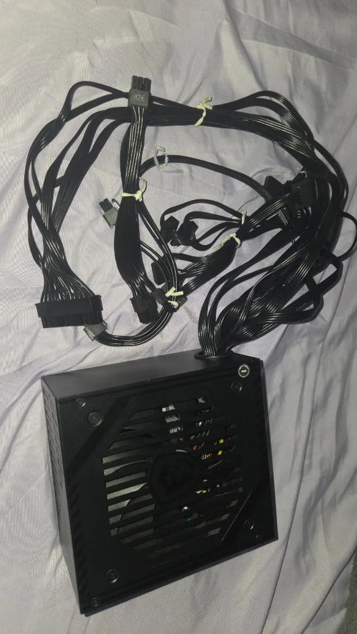 FONTE GAMER 650W MSI PRETO - Foto 5