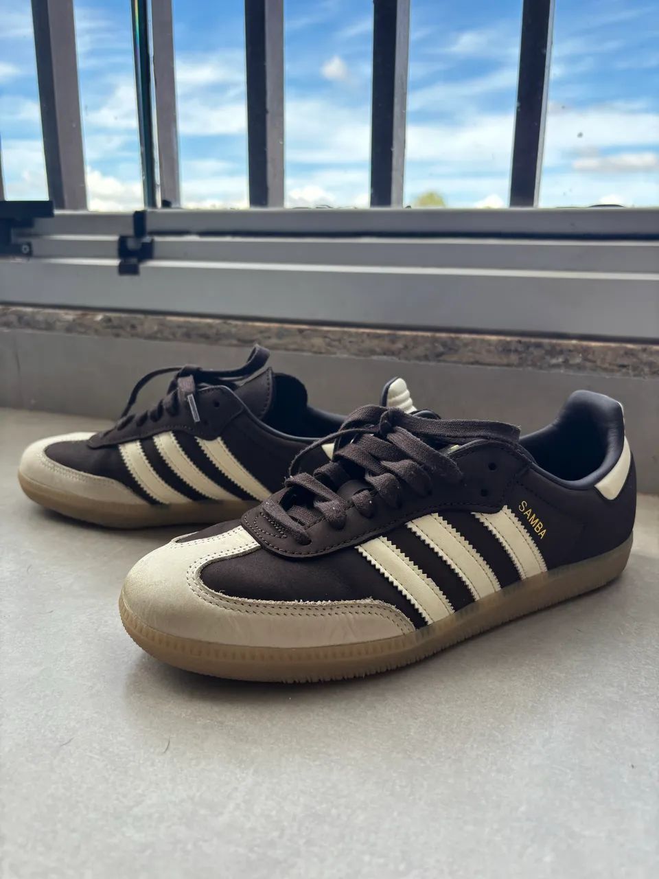 Tênis samba adidas marrom  - Foto 3