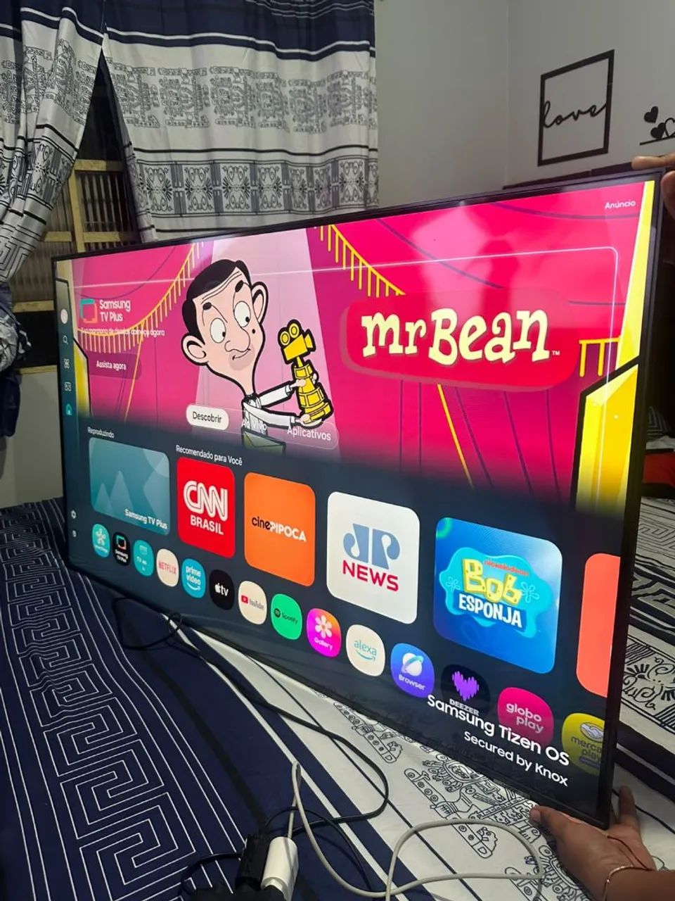 Smartv 50 4k Samsung slim semi nova 